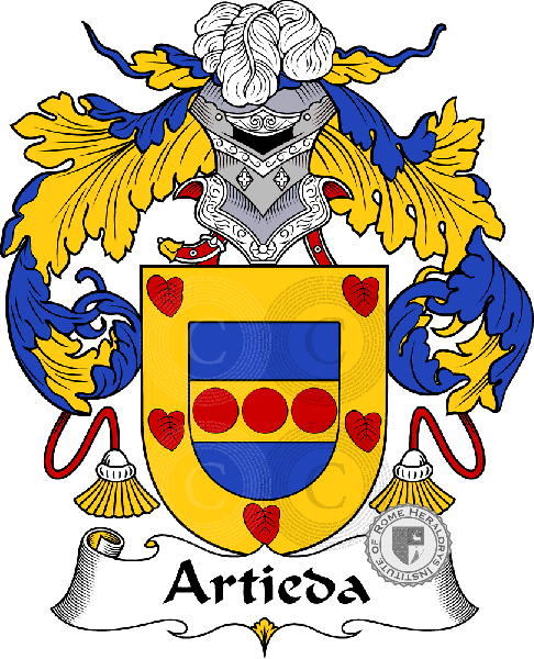 Coat of arms of family Artieda