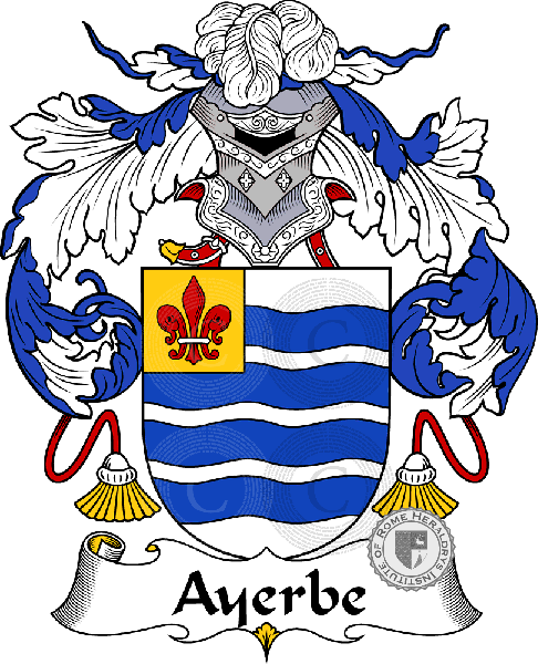 Coat of arms of family Ayerbe