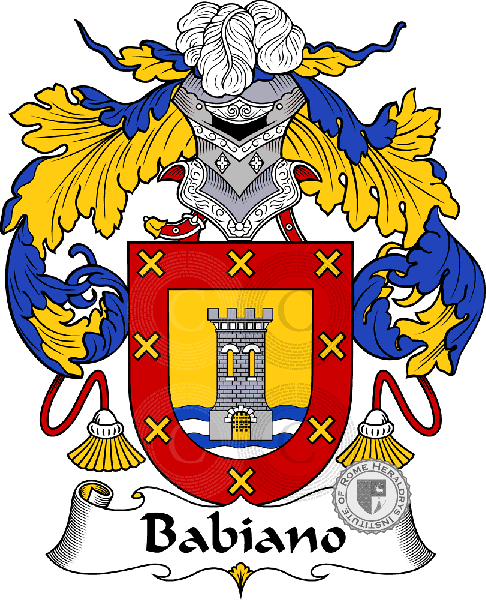 Coat of arms of family Babiano