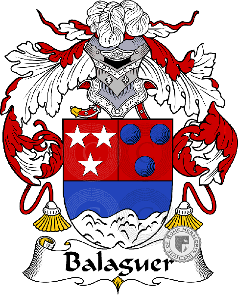 Coat of arms of family Balaguer