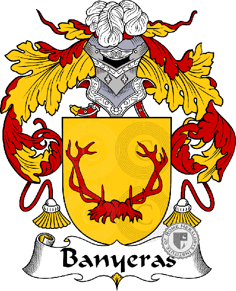Coat of arms of family Banyeras
