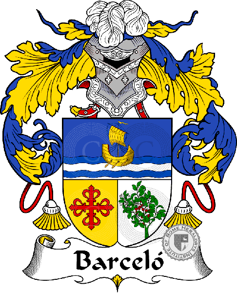 Coat of arms of family Barceló