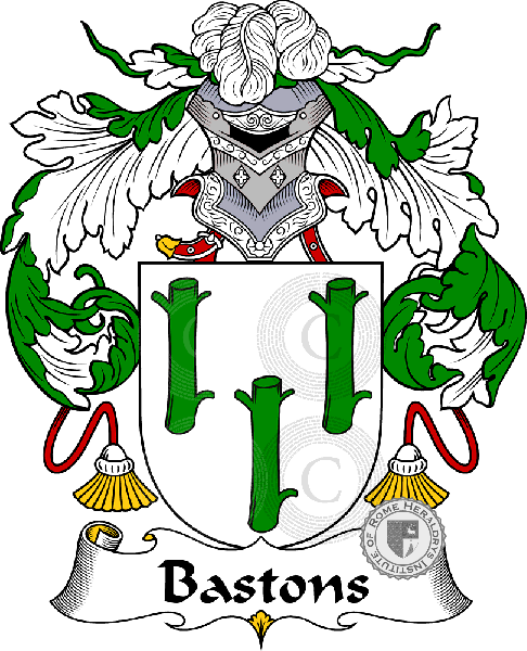 Coat of arms of family Bastons