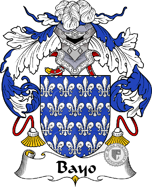 Coat of arms of family Bayo