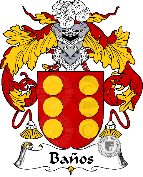 Coat of arms of family Baños