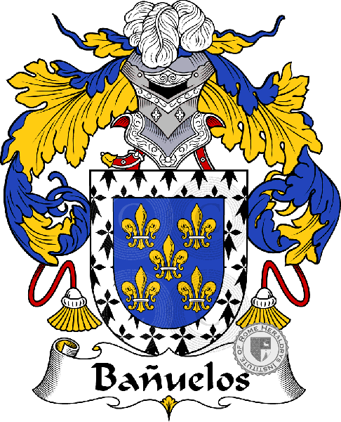 Coat of arms of family Bañuelos