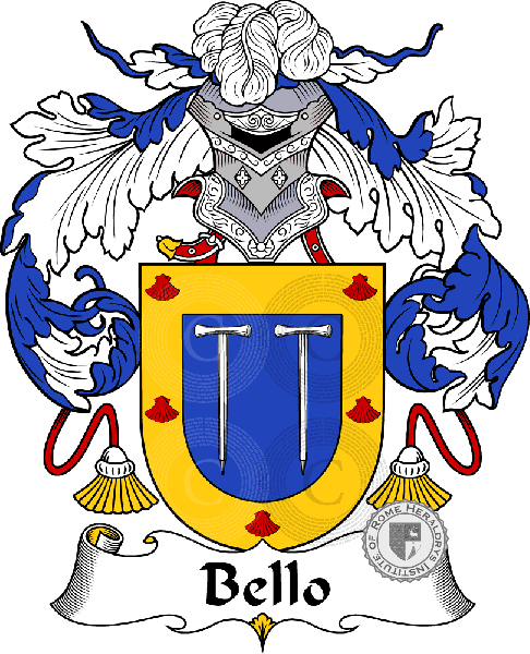 Escudo de la familia Bello