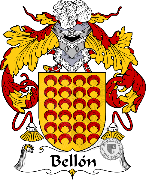 Coat of arms of family Bellón