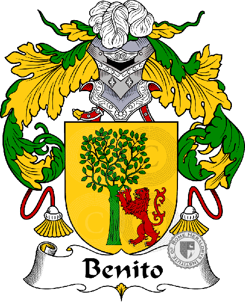 Coat of arms of family Benito