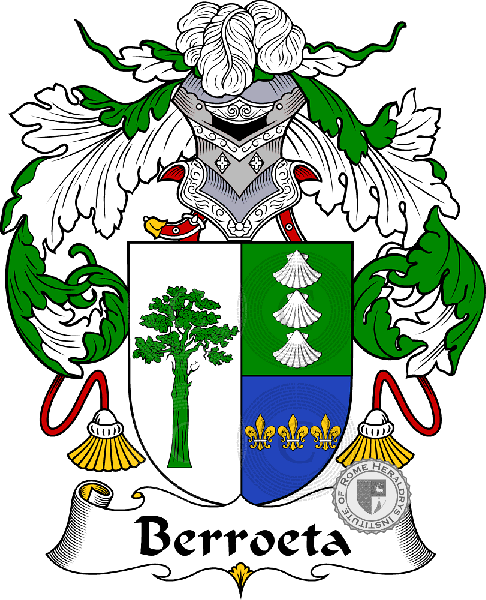 Coat of arms of family Berroeta