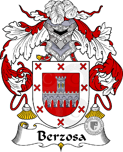 Coat of arms of family Berzosa