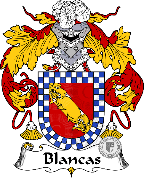 Coat of arms of family Blancas