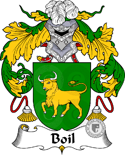 Wappen der Familie Boil or Boyl