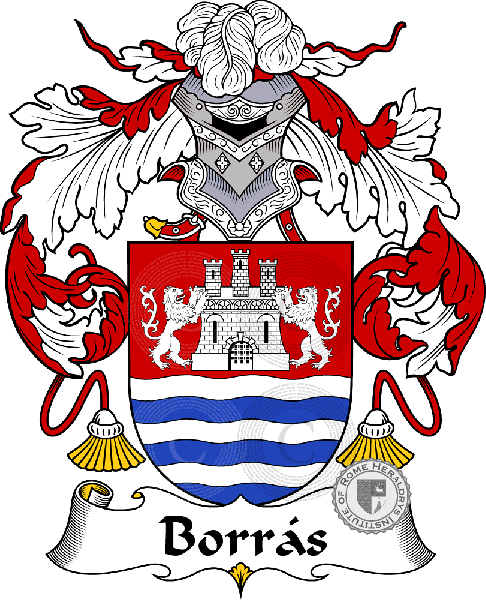 Coat of arms of family Borrás