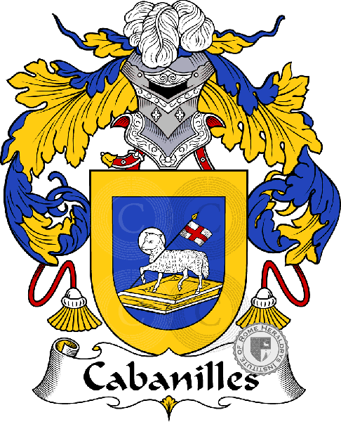 Escudo de la familia Cabanilles or Cabanillas