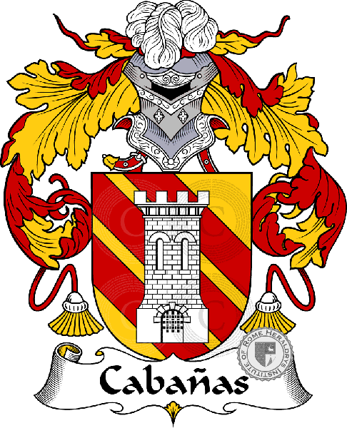 Coat of arms of family Cabañas