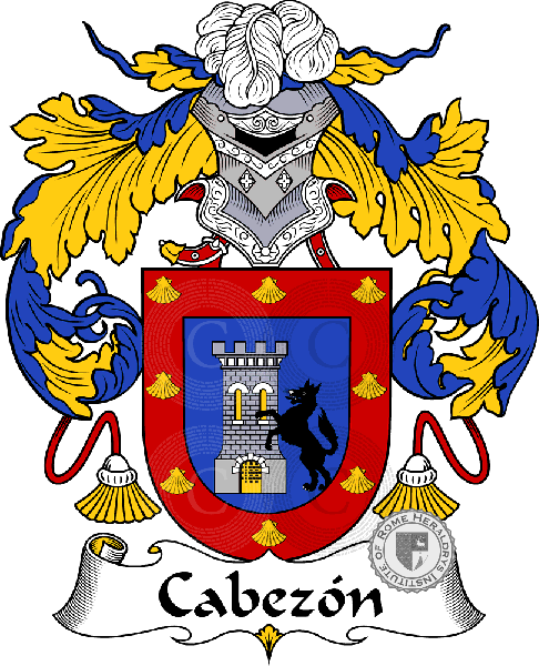 Coat of arms of family Cabezón