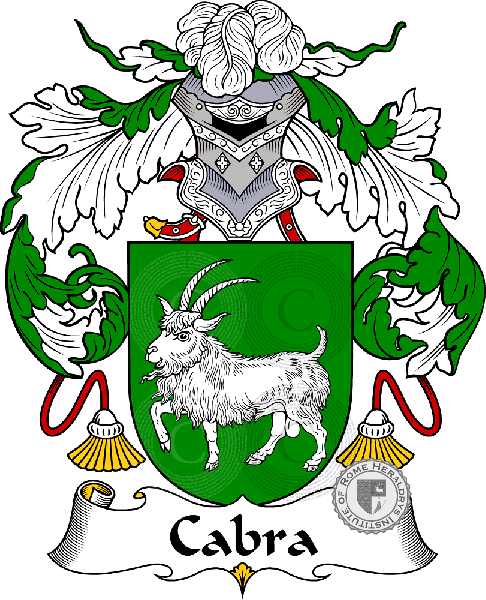 Coat of arms of family Cabra