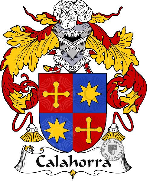Coat of arms of family Calahorra