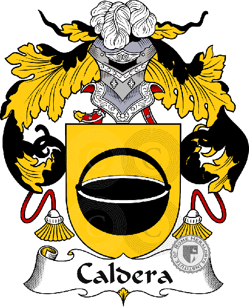 Wappen der Familie Caldera or Caldeira