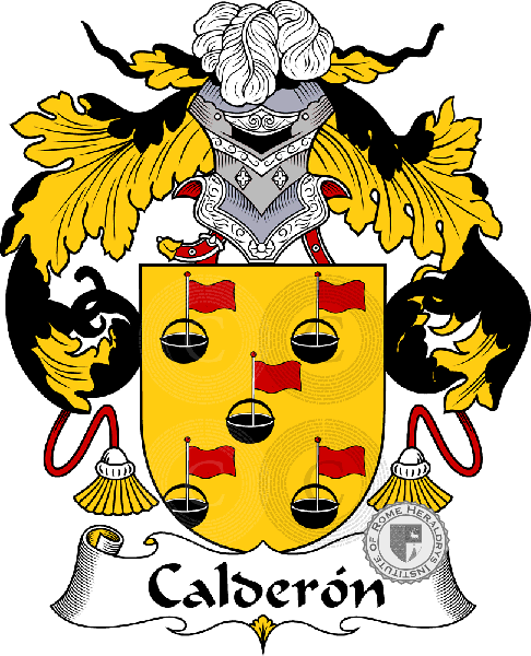 Coat of arms of family Calderón I