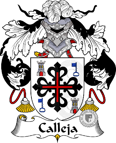 Coat of arms of family Caleja