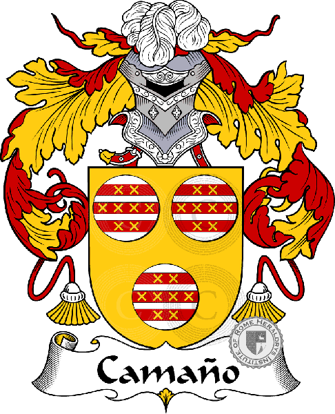 Coat of arms of family Camaño