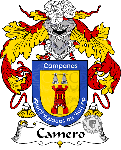 Coat of arms of family Camero