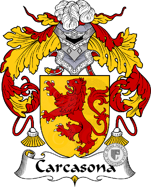 Brasão da família Carcasona
