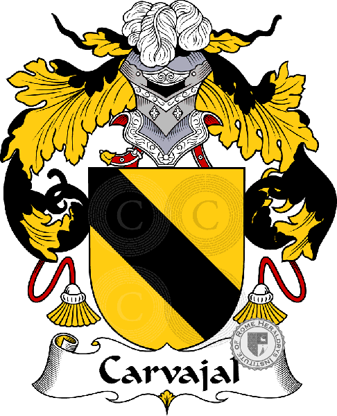 Escudo de la familia Carvajal