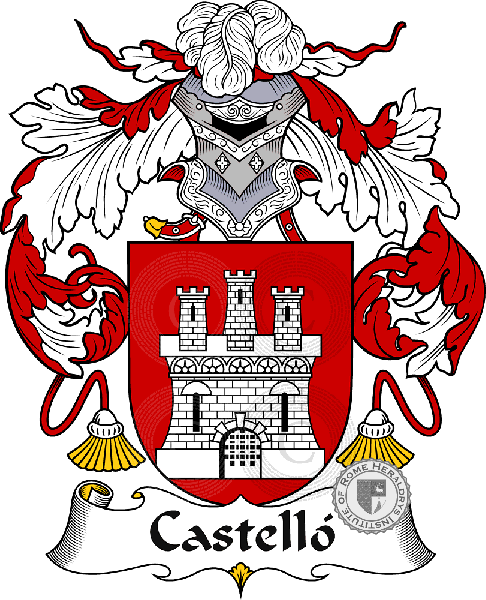 Escudo de la familia Castello