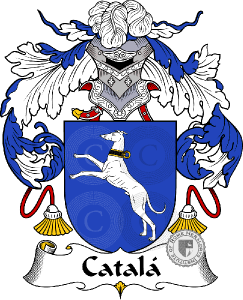 Coat of arms of family Catalá Catallán