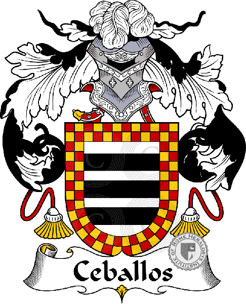 Wappen der Familie Ceballos