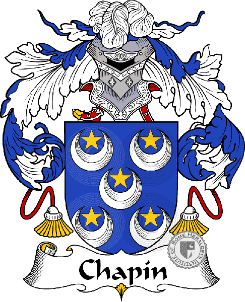 Coat of arms of family Chapín