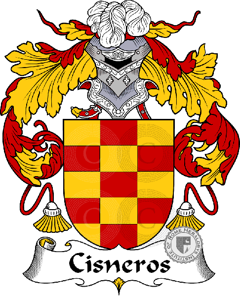 Coat of arms of family Cisneros
