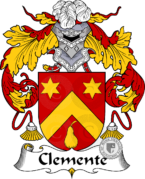 Coat of arms of family Clemente