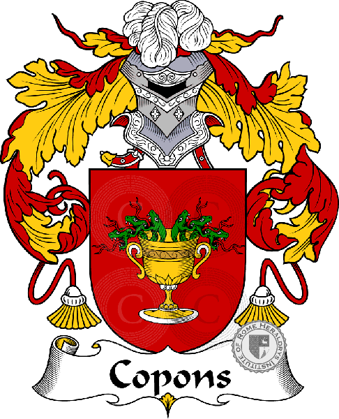 Wappen der Familie Copons