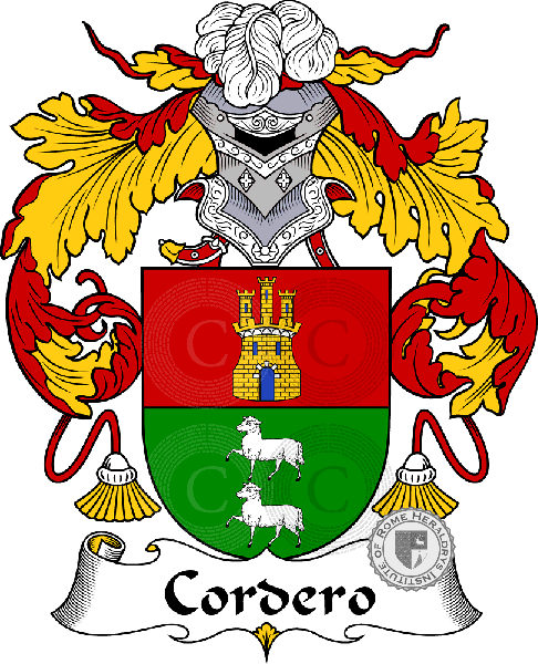 Coat of arms of family Cordero I