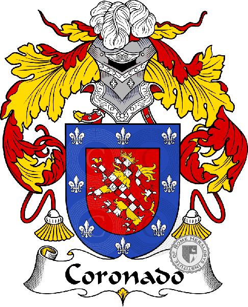 Coat of arms of family Coronado