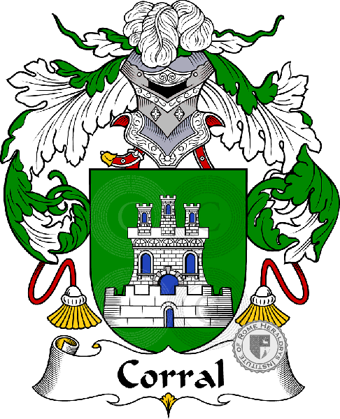 Coat of arms of family Corral