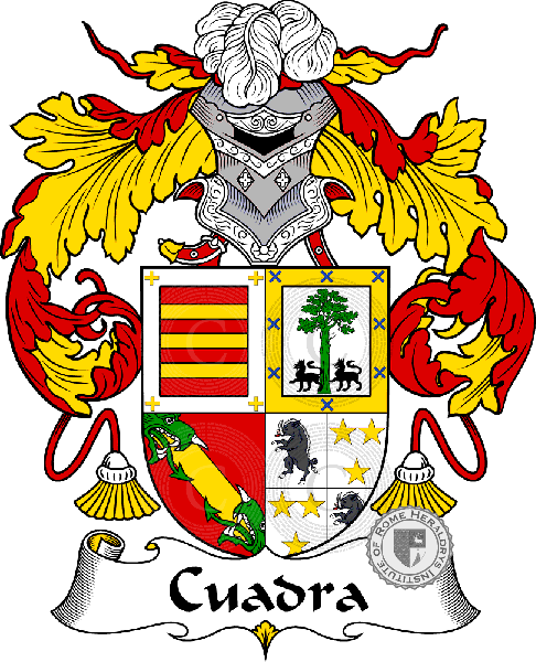 Wappen der Familie Cuadra or Quadra