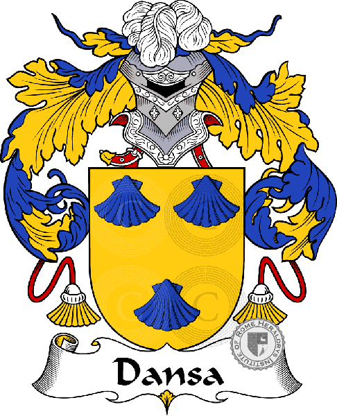 Coat of arms of family Dansa