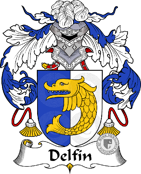 Coat of arms of family Delfín