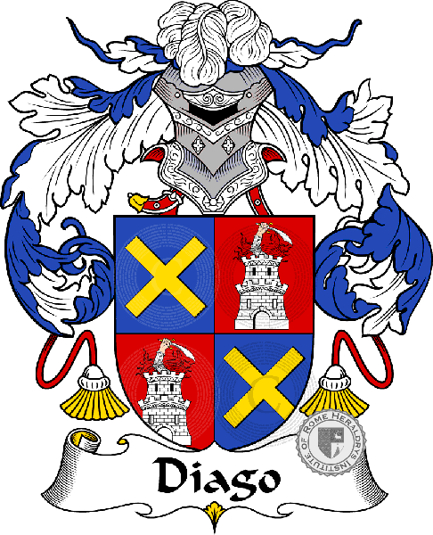 Coat of arms of family Diago