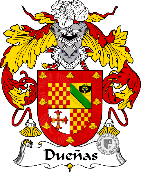 Coat of arms of family Dueñas