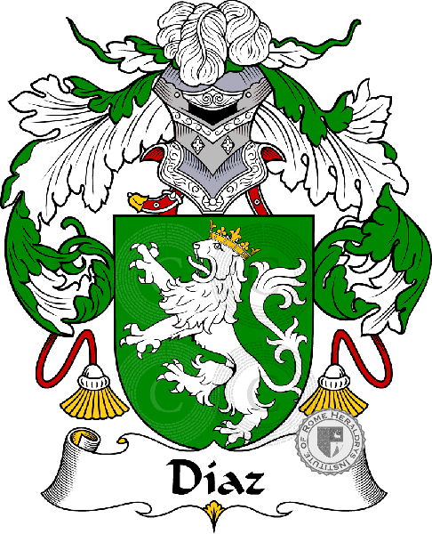 Coat of arms of family Díaz II