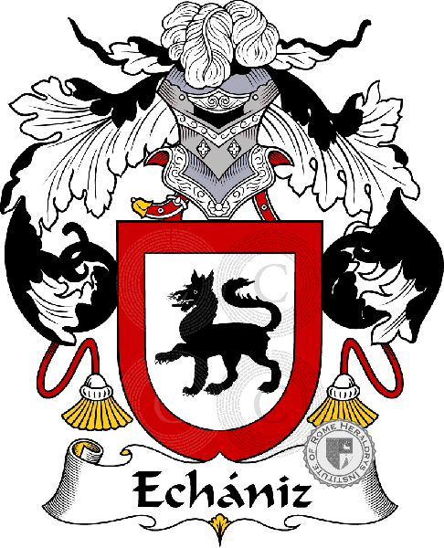 Coat of arms of family Echániz