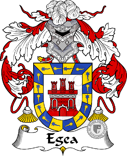Coat of arms of family Egea