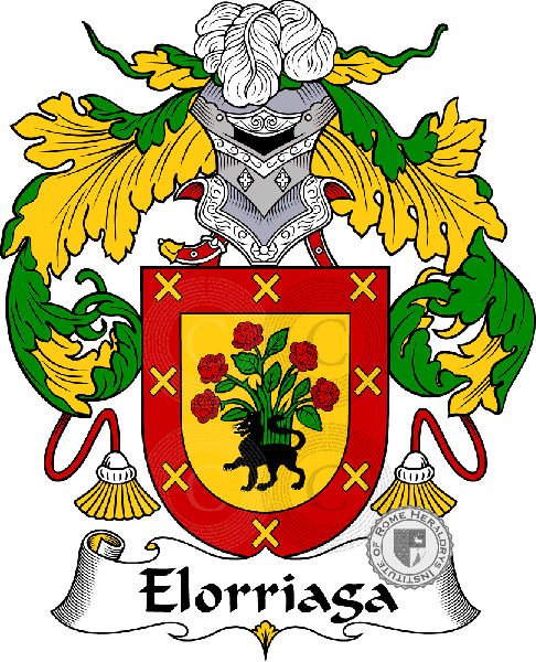 Coat of arms of family Elorriaga