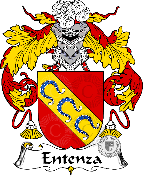 Coat of arms of family Entenza